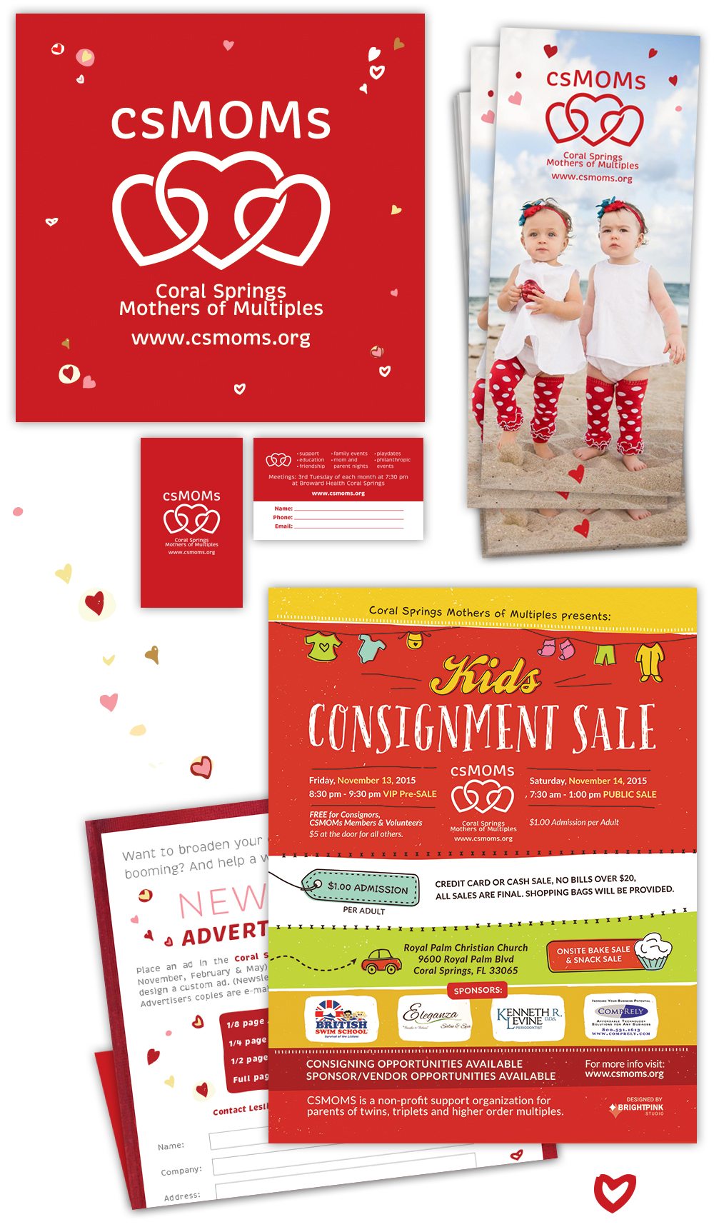 Brochure, business cards, flyers for non-profit in Coral Springs, FL