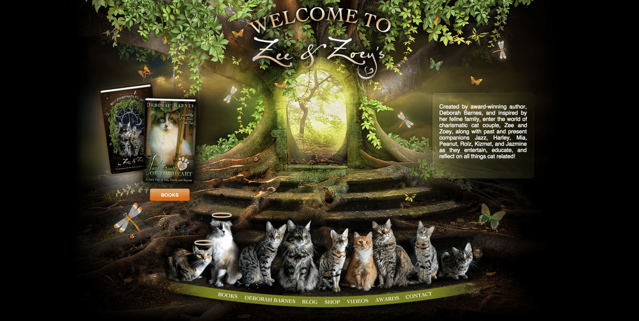 Web and Book Design for  Zee & Zoey, Coral Springs
