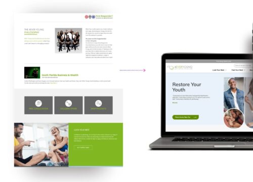 Transforming 4Ever Young: A Case Study in Web Redesign for MedSpa Franchise