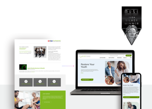 Transforming 4Ever Young: A Case Study in Web Redesign for MedSpa Franchise