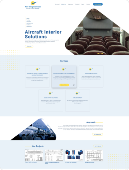 Aero-Design-aviation-web-design