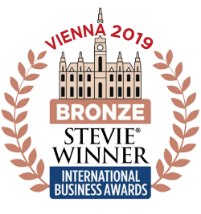 a logo for a business awards